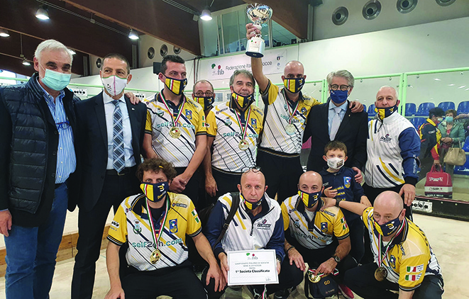 Squadra Boville premiazione scudetto